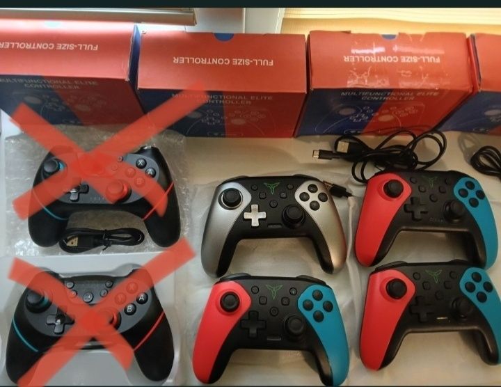 Нові!! Бездротові джойстики геймпади для Nintendo Switch / PC / Android / iOS (Model B18 та N-SL)