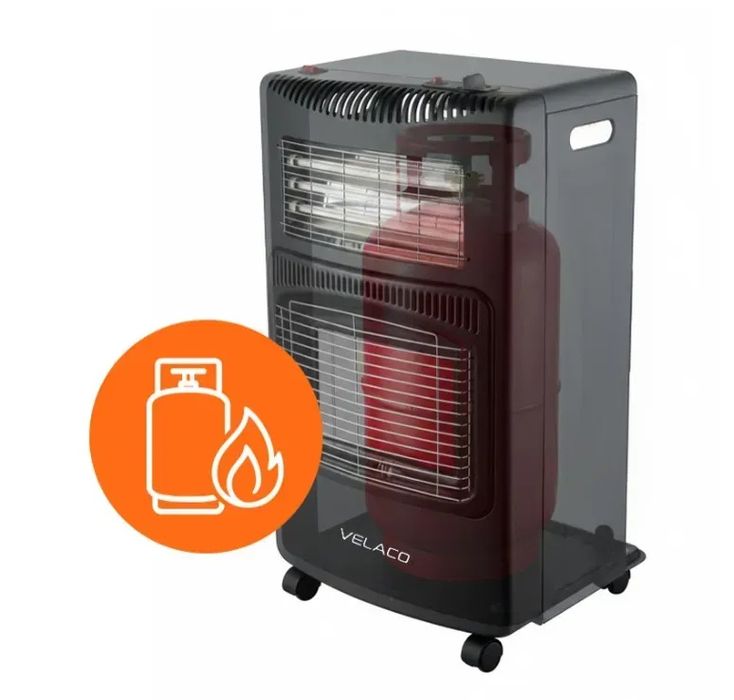 Газово-електричний обігрівач Velaco Eco-Duo 3 рівні потужності