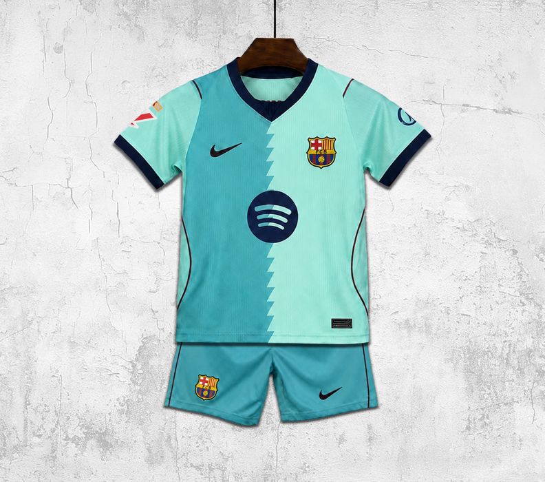 Komplet Strój Zestaw dziecięcy FC Barcelona 26/27 trzeci La Liga wysyłka z polski 24h koszulka trzecia spodenki