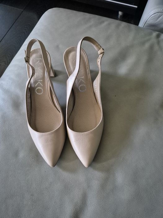 Buty ze skóry Ryłko