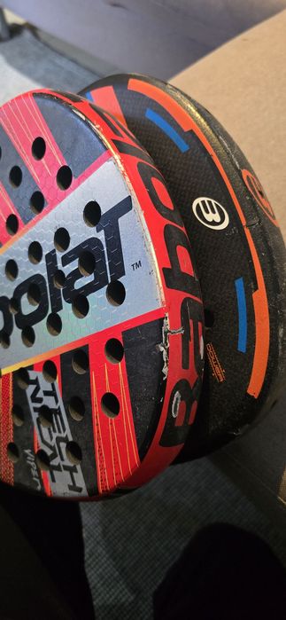 Par de raquetes Padel usadas