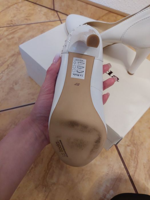Buty ślubne, taneczne, swarovski, La Boda