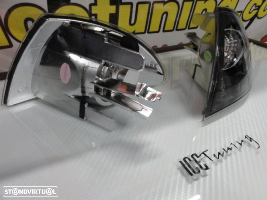 Pisca frontal BMW E46 limo / touring 4p 98-01 Fundo Preto c/2 anos de garantia