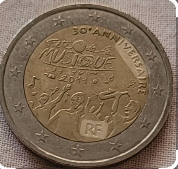 Moeda 2€ França, 2011