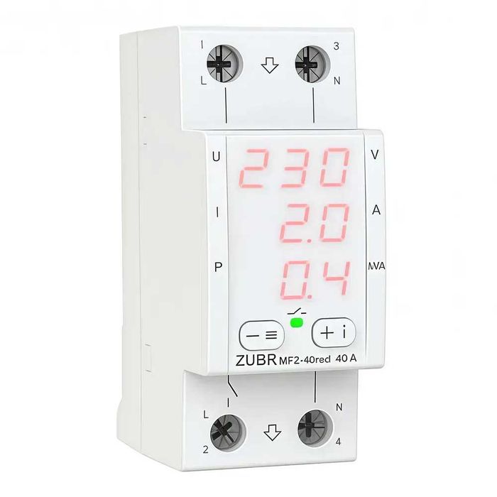 Багатофункціональне реле ZUBR MF2-40 red