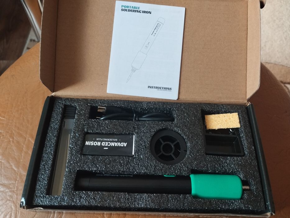 Паяльник на аккумуляторе с USB зарядкой