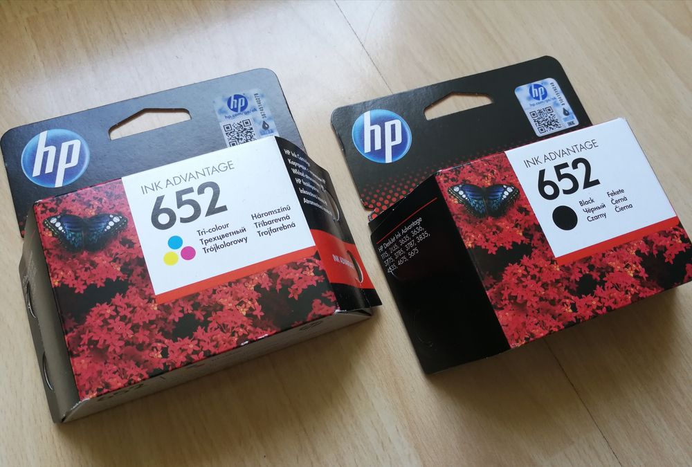 Tusz HP 652 czarny / kolorowy