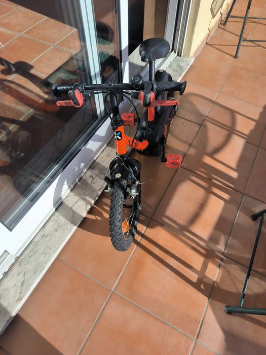 Bicicleta roda 14" 3-5 anos dechatlon