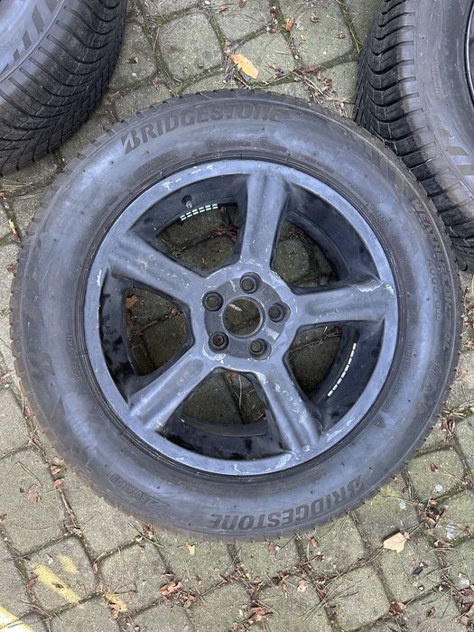 Koła opony całoroczne bridgestone felgi aluminiowe subaru 5x100 7J 16”