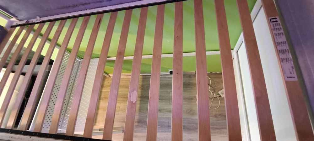 Łóżko piętrowe Ikea Vitval z materacem