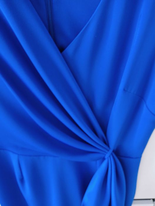 Krótka Kobaltowa sukienka damska why not 38