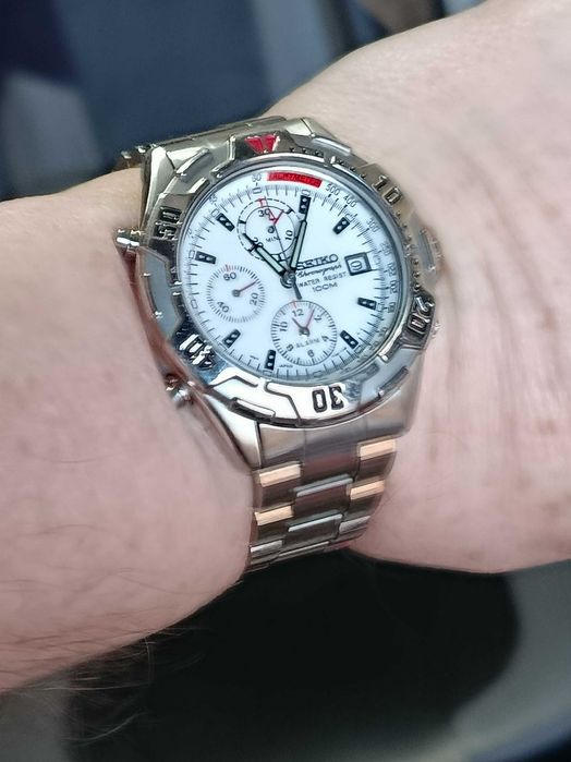 SEIKO Diver 7t32-7f69  1998 Alarm Chronograph