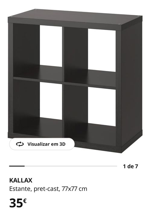 Móvel/Estante Pret-Cast 77x77 IKEA