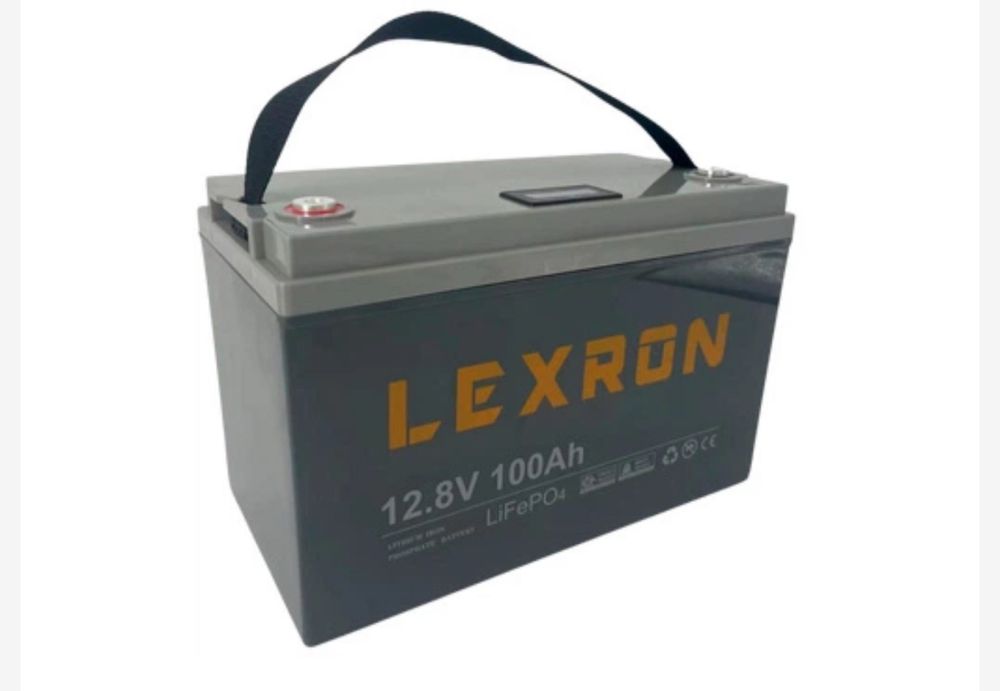 Акумулятор LEXTON 100Ah LiFePO4 12V BMS+LCD+Bluetooth