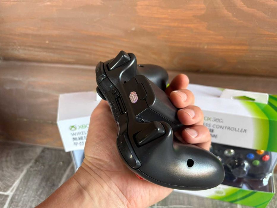 Геймпад джойстик Xbox 360 Black Wirless Беспроводной оригинал +reciver