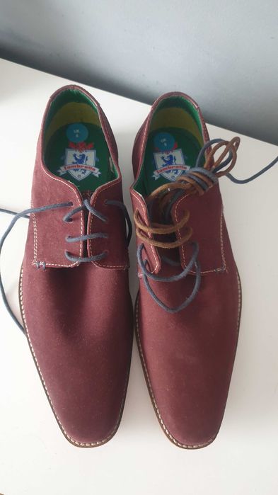 Now eleganckie skórzane męskie buty od Lambretta rozmiar 42