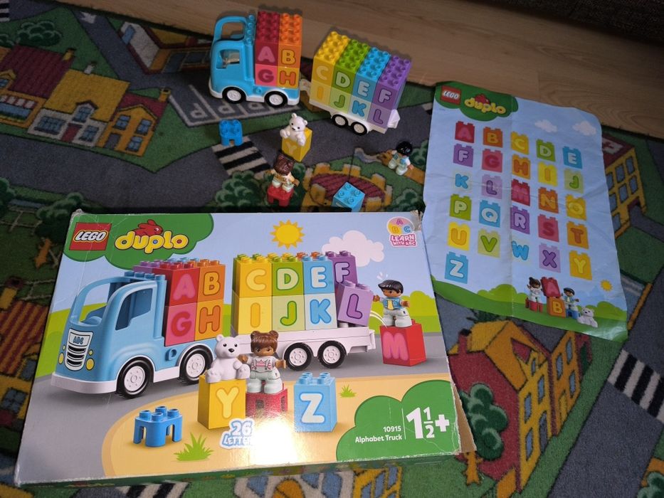 Lego Duplo 10915 Ciężarówka z alfabetem Samochód