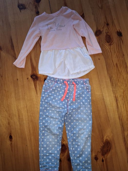 Bluzka elegancka+spodnie 86