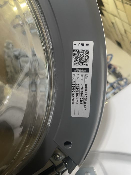 Máquina de lavar roupa IKEA UDDARP 8kg – Como nova