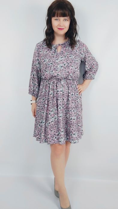 Sukienka z wiskozy na wiosnę