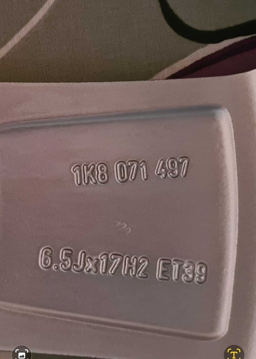 Jantes vw skoda audi seat