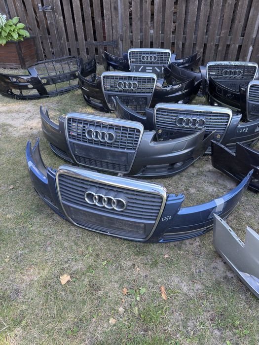 Бампер , решітка бампера, заглушка, галогенка Ауді а6 с6