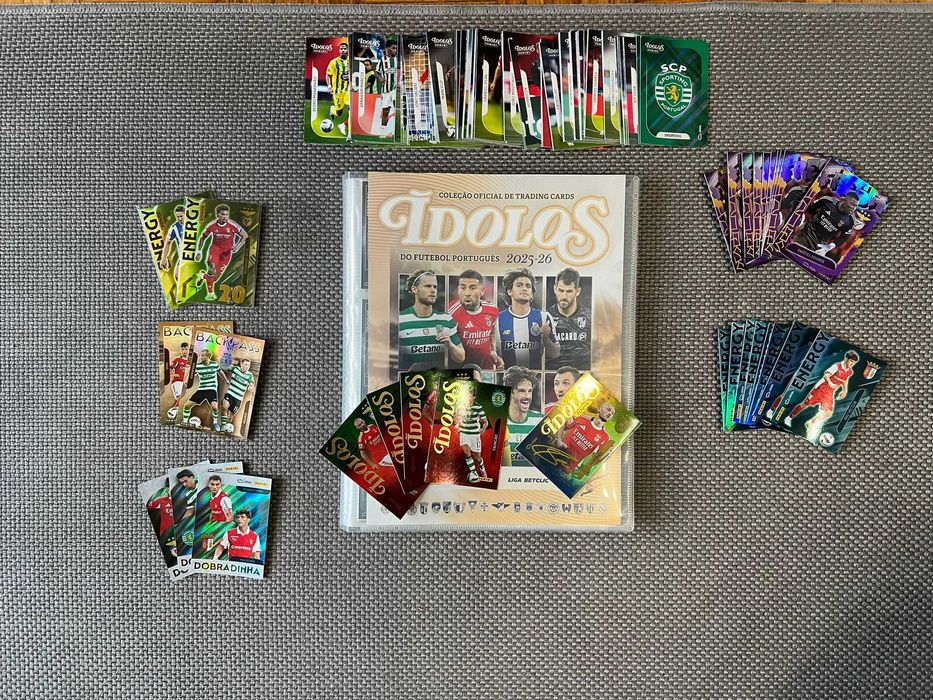 Cartas Panini Ídolos