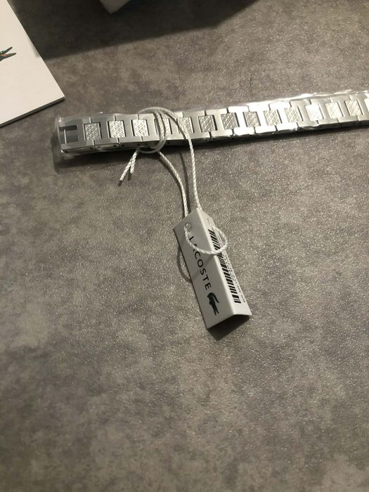 Bransoletka męska Lacoste Metropole srebrna