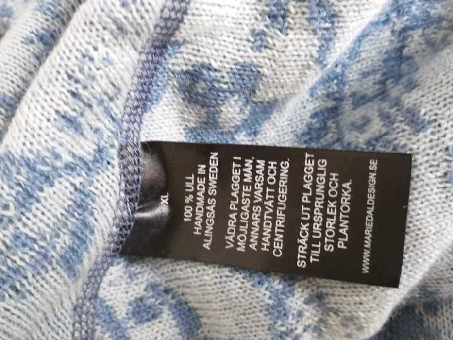 kardigan Mariedal Design Szwecja R.XL wełna 100%