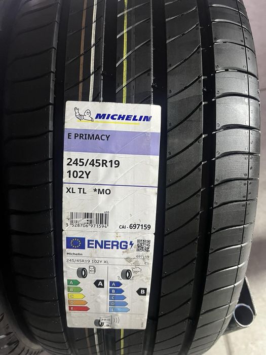 245/45/19 R19 Michelin E- Primacy 4шт нові