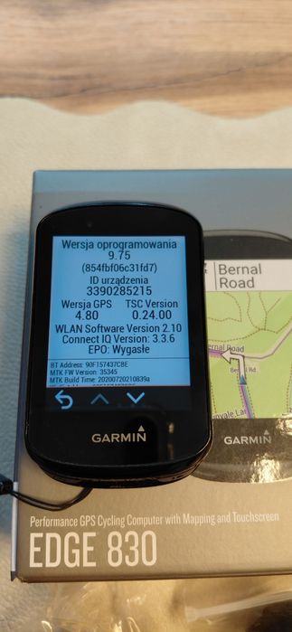 Licznik Garmin Edge 830 dotykowy.