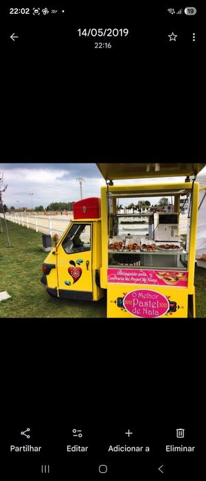 Ape Piaggio 50 street food