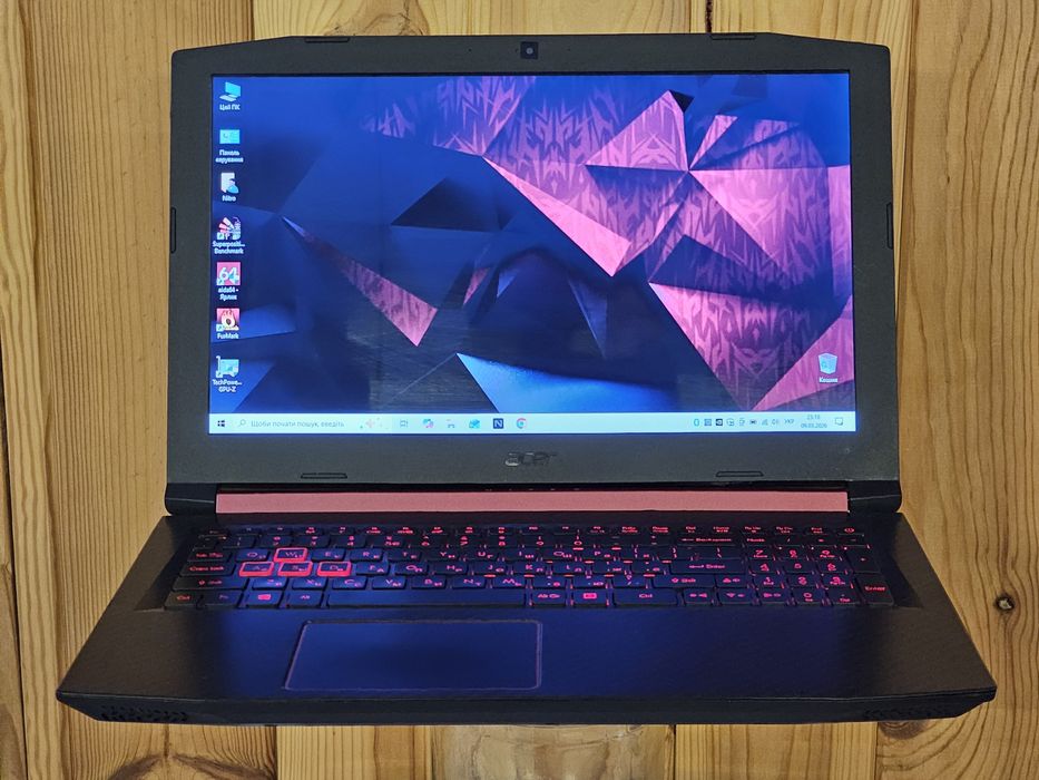 Nitro 15.6"/i5 8300H/GTX 1050Ti 4GB/ RAM 16GB/SSD 480GB