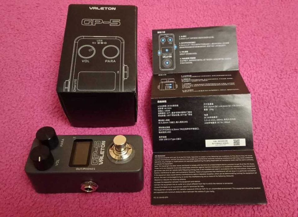 Процесор Valeton GP-50 / MOOER PRIME P2 / Harley Benton Mini 74см