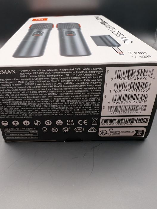 Микрофоны jbl partybox box wireless mic