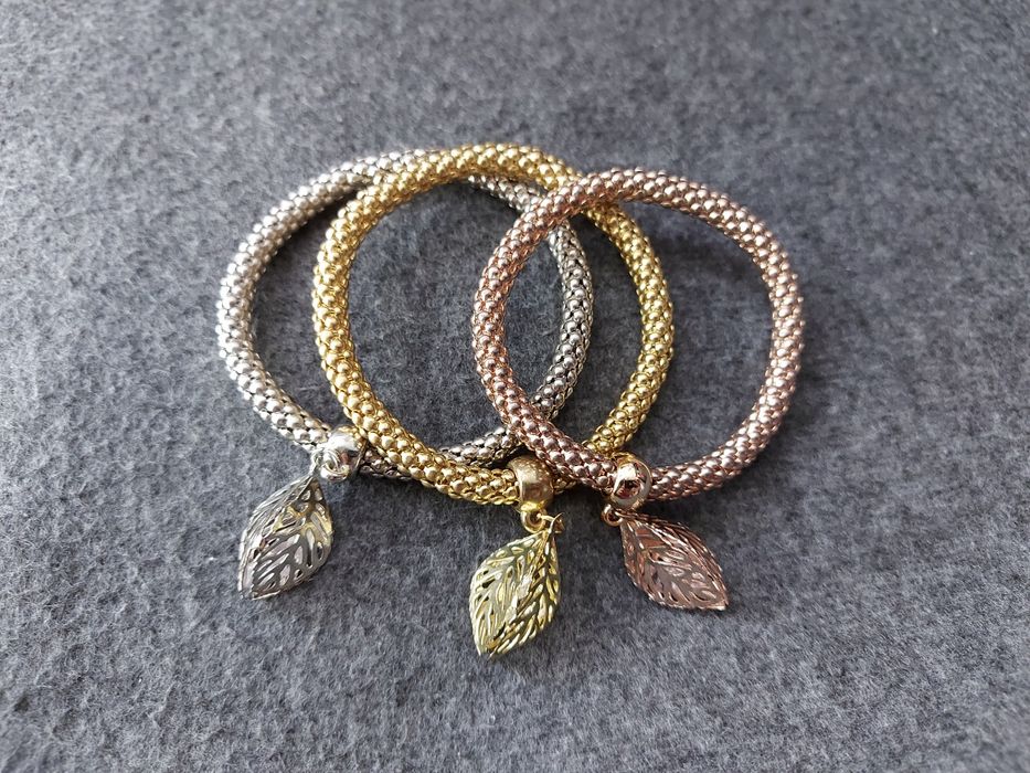 Bransoletki z zawieszką złota srebrna różowe złoto bransoletka