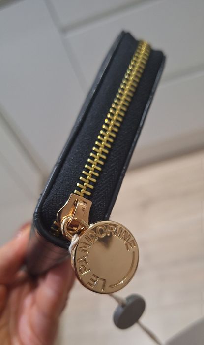 La Pandorine portfel czarny duży