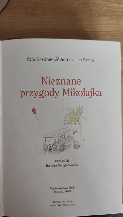 Książki Przygody Mikołajka - 3 tomy