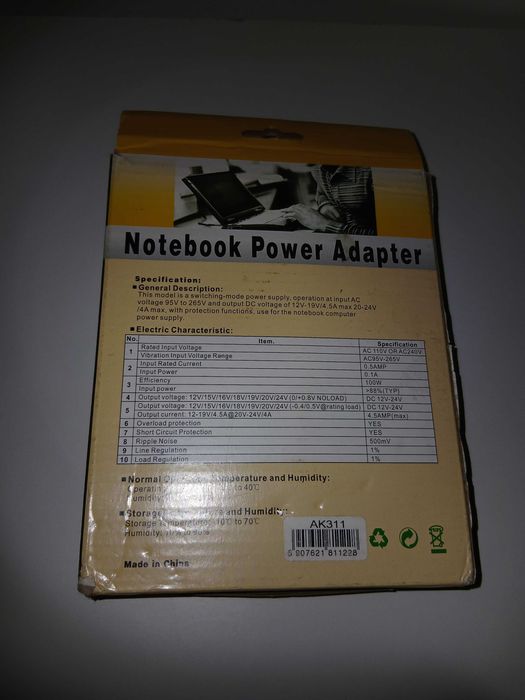 Ładowarka uniwersalna do laptopa noteebook itp