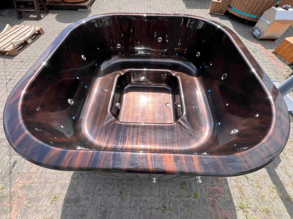 BALIA od Ręki Wkład Akryl AQUANEXTO 202cm x 202cm Bania Jacuzzi Piec Zewnętrzny