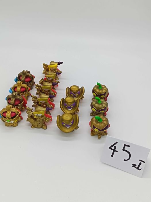 SUPER THINGS/ZINGS figurki złote i najrzadsze