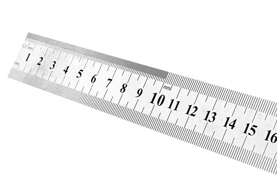 Przymiar Liniowy 50Cm Liniał Linijka Stal Nierdzew