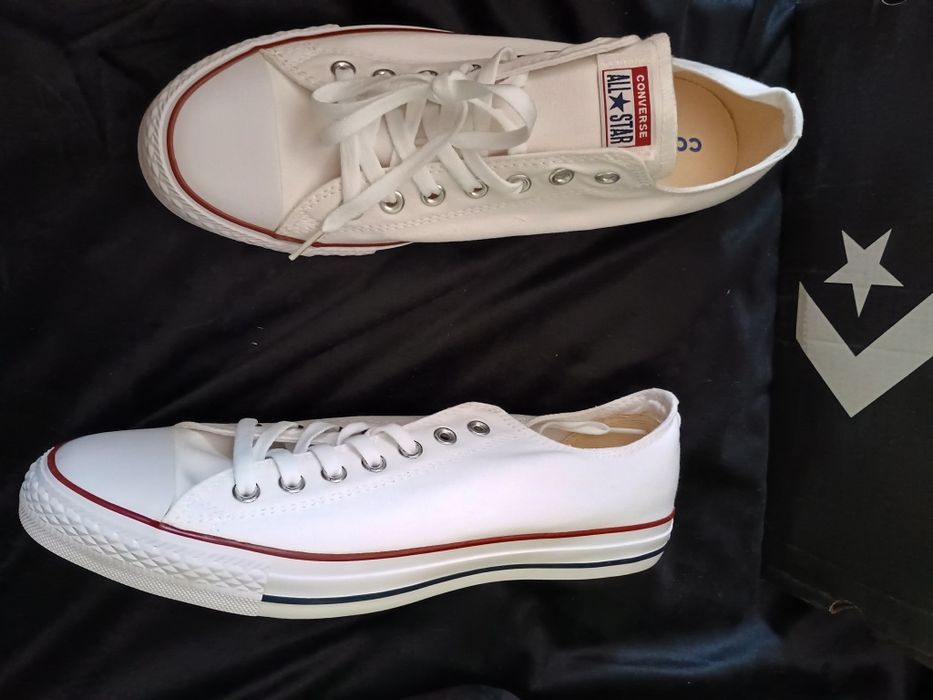 Białe buty Converse 45 wkładka ok 29,5 cm nowe trampki klasyczne Conversy all Star ox