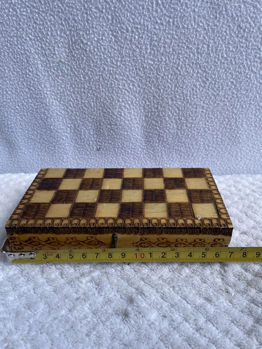 Drewniany zestaw do szach