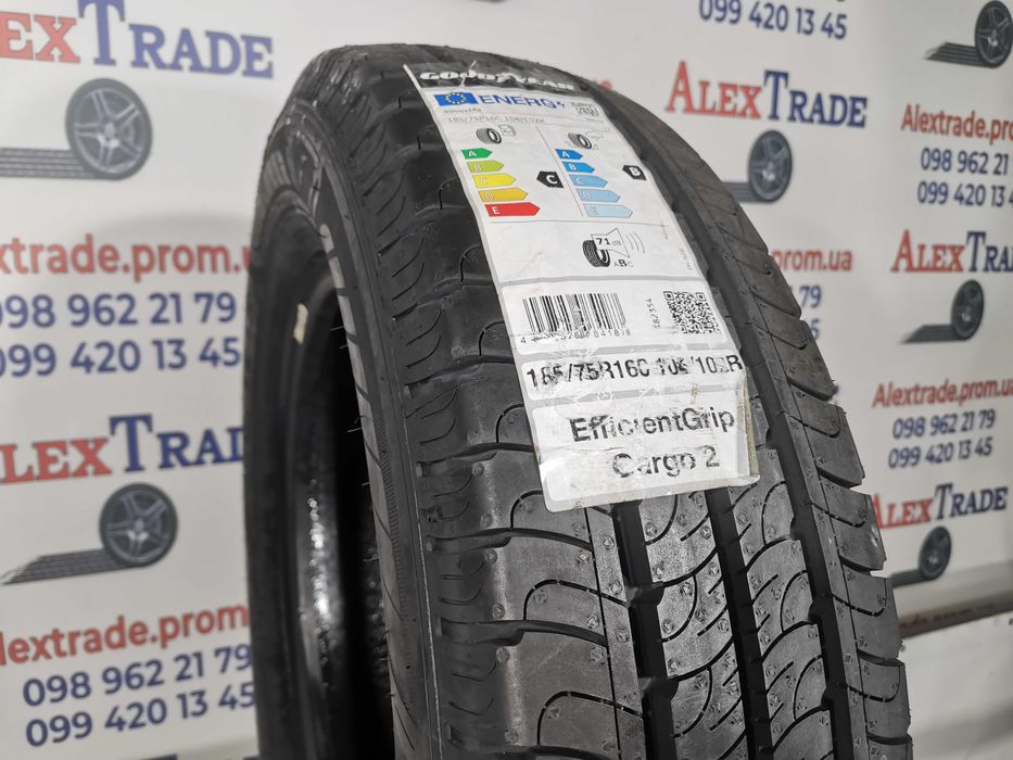 1 шт 185/75 R16C цешка Goodyear EfficientGrip Cargo 2 одна літня шина