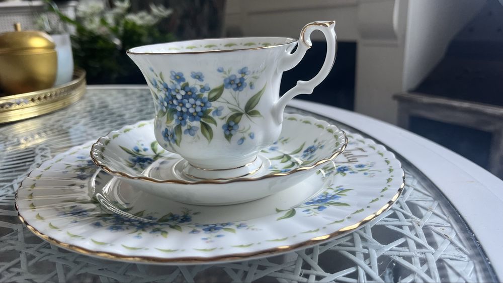 Zestaw sniadaniowy Royal Albert Lipiec