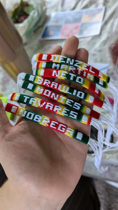 Pulseiras com nome