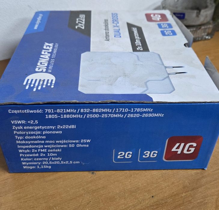Antena zewnętrzna do routera 4G