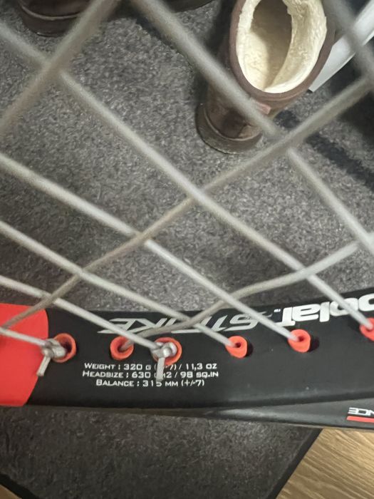 2x Babolat Pure Strike Tour 320g L2 – bardzo dobry stan