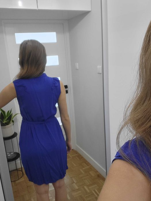 letnia sukienka niebieska